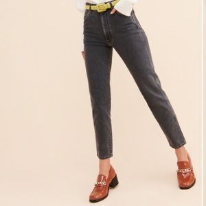 High rise slim fit wrangler icon jeans vintage look